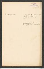 k.k. naturhistorisches Hofmuseum, Intendanzakten 1885-1896 (Hauer), Aktenzahl Z.434/1889, Seite 1
